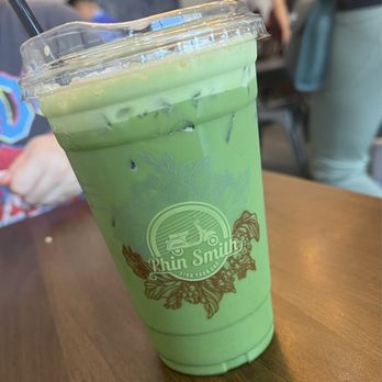 Phin Smith - Blueberry Matcha Latte! - Coffee & Tea Near Me - Garden Grove, California