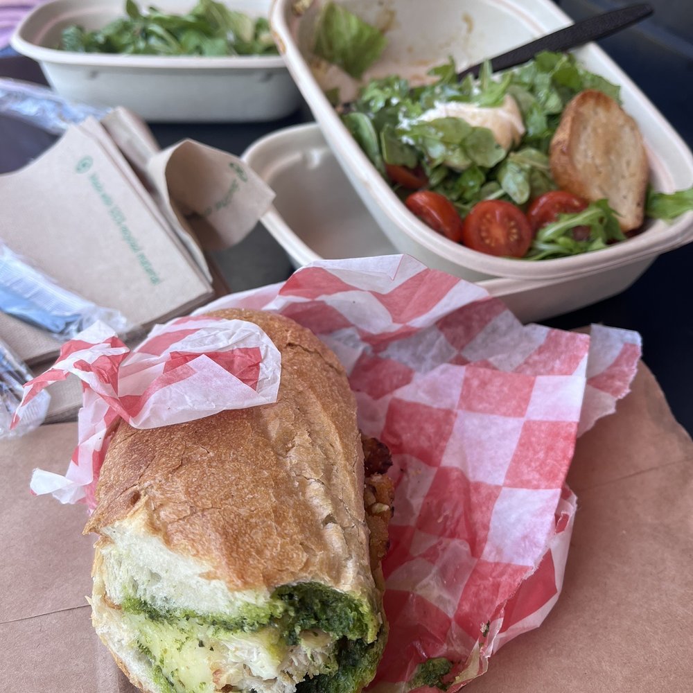 Cucina Al Volo - Genovese Chicken Pesto Sandwich (Genovese) - Pasta Shops Near Me - Washington, DC, District of Columbia Cucina Al Volo - Genovese Chicken Pesto Sandwich (Genovese) - Pasta Shops Near Me - Washington, DC, District of Columbia