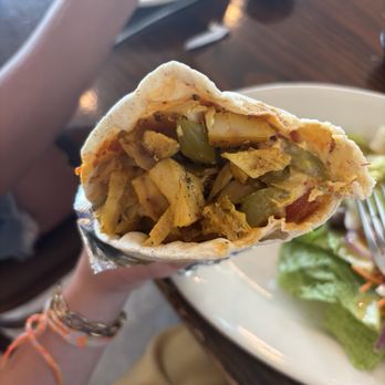 Pasha Mediterranean Grill - this is the Chicken Shawarma Wrap - Mediterranean Near Me - San Antonio, Texas