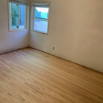Evolution Flooring - Bedroom floor, after sanding - Flooring Near Me