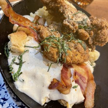 Tupelo Honey Southern Kitchen & Bar - Chicken and gravy biscuits - Breakfast & Brunch Near Me - Chattanooga, Tennessee