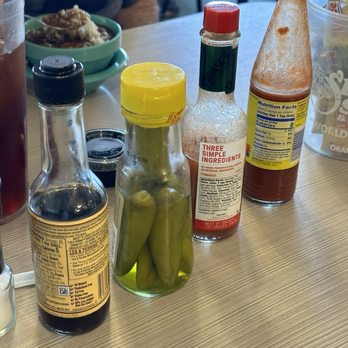 Doc's Seafood Shack & Oyster Bar - Condiments offered - Seafood Near Me - Orange Beach, Alabama Doc's Seafood Shack & Oyster Bar - Condiments offered - Seafood Near Me - Orange Beach, Alabama