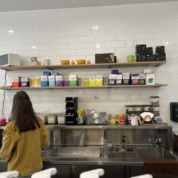 Made Coffee - Teas on shelf - Coffee & Tea Near Me - Yorba Linda, California