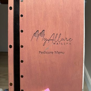 MyAllure Nail Spa - Pedicure Menu - Nail Technicians Near Me - Columbia, Maryland