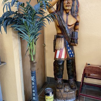 La Gloria Taqueria - a statue of a native american man - Mexican Near Me - Bellingham, Washington