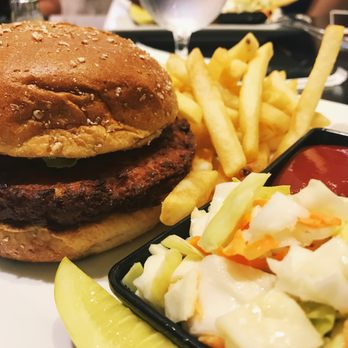 B'Cafe - Lobster burger ($20) - Salad Near Me - Palm Beach Gardens, Florida