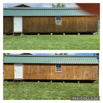 Arters Pressure Washing - Routine house wash before and after - Pressure Washers Near Me Arters Pressure Washing - Routine house wash before and after - Pressure Washers Near Me