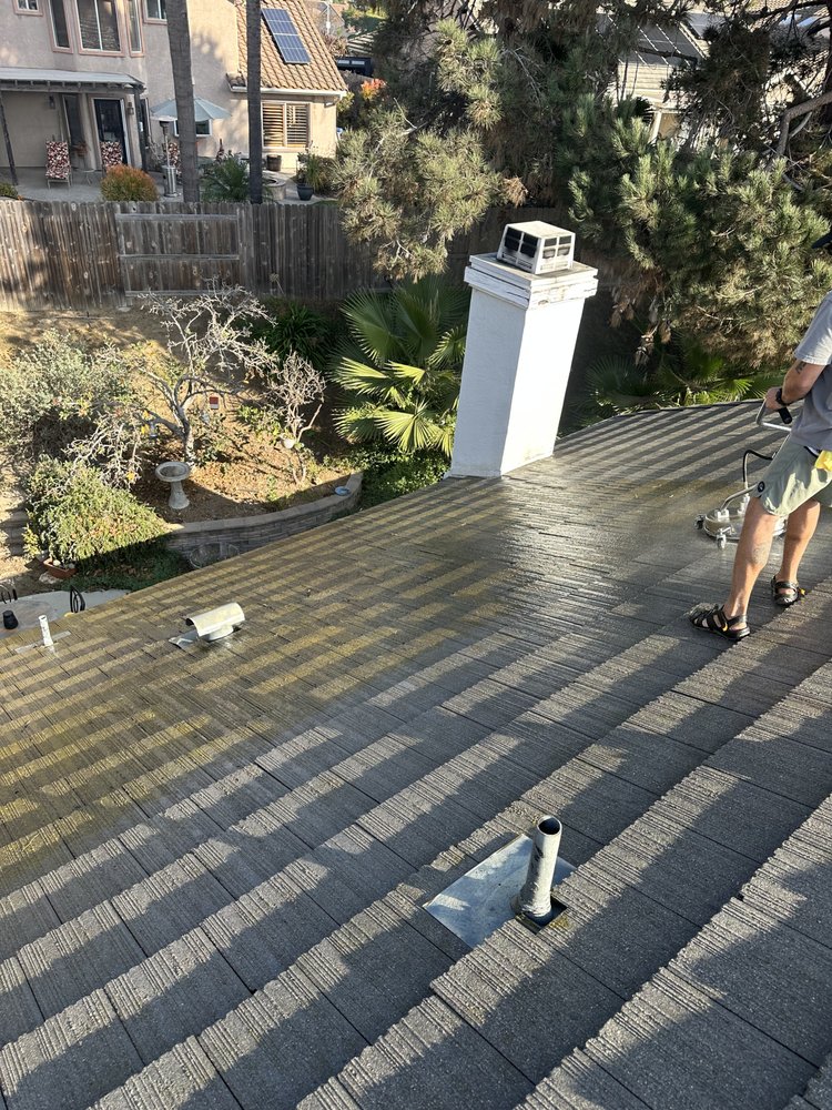 Slide of First Class Roof Cleaning