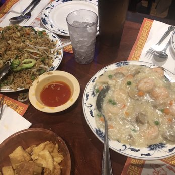 Mandarin Beijing - Shrimp in oyster sauce and vegetable fried rice - Chinese Near Me - Chula Vista, California