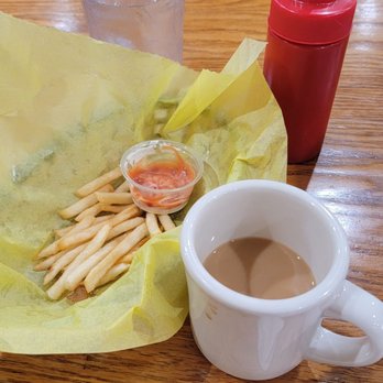 Tom's - The last bit of fries. Soo good - Burgers Near Me - Lompoc, California