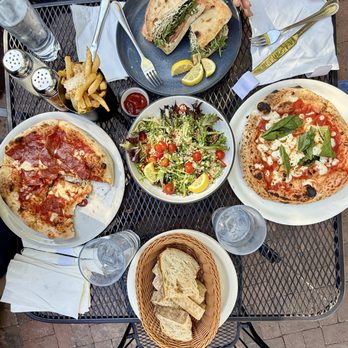 Cibo - Saltimbocca Salmone & Margherita pizza & Diavola pizza & Cous Cous Salad - Pizza Near Me - Phoenix, Arizona