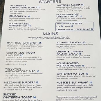 Mezzanine - Limited dinner menu in October - Bars Near Me - Egg Harbor, Wisconsin Mezzanine - Limited dinner menu in October - Bars Near Me - Egg Harbor, Wisconsin