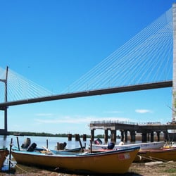 Puente Rosario - Victoria - Esta foto la tomé desde el Barrio Remanso Valerio (Granadero Baigorria)