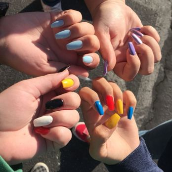 Pretty Nails - Four Acrylic sets - Nail Salons Near Me - Boulder City, Nevada