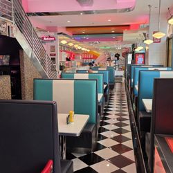 Ed Debevic's - 50's diner theme with a lot of sass included.