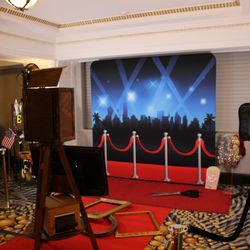 The Looking Glass Photo Booths - A Hollywood themed red carpet photo booth rental shoot out at the Downtown Marriott in Kansas City. https://thelookingglassphotobooths.com/