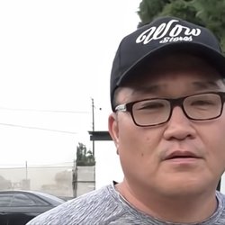 Ignorant Korean thinks NORTH KOREAN law is in place at his disgusting store!