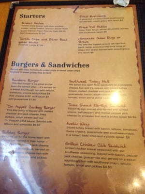 Menu photo 6 Brick's River Cafe Bandera, TX Menu photo 6 Brick's River Cafe Bandera, TX