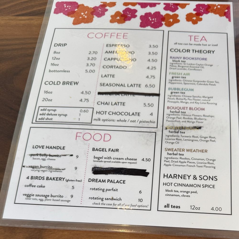 Dream Palace Books + Coffee - Full menu - Bookstores Near Me - Indianapolis, Indiana Dream Palace Books + Coffee - Full menu - Bookstores Near Me - Indianapolis, Indiana
