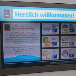 Aldi Süd - Neues interaktives Außen-Display