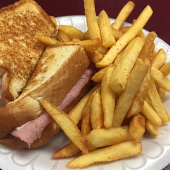 Elmer's Country Store - Grilled ham and cheese with a large order of fries. - Convenience Stores Near Me - Columbia Falls, Maine Elmer's Country Store - Grilled ham and cheese with a large order of fries. - Convenience Stores Near Me - Columbia Falls, Maine