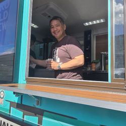Travelin' Tom's Coffee of Del Mar - Jose the ever friendly staff