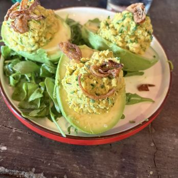 Hg Sply - Deviled Avocados - New American Near Me - Fort Worth, Texas Hg Sply - Deviled Avocados - New American Near Me - Fort Worth, Texas
