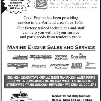 Cook Engine - Boat Repair Near Me - Portland, Oregon Cook Engine - Boat Repair Near Me - Portland, Oregon