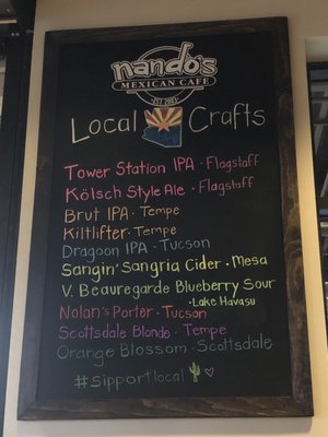 Menu photo 8 Nando's Mexican Cafe Queen Creek, AZ