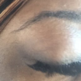 My right brow is arched but my left one is not its two totally different eye brows.. My right brow is arched but my left one is not its two totally different eye brows..