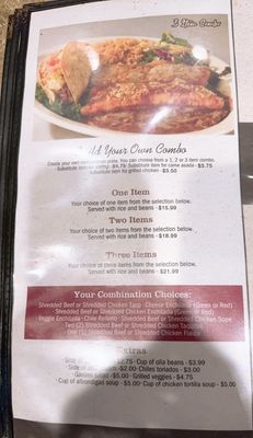 Menu photo 2 Zendejas Mexican Grill Rancho Cucamonga, CA