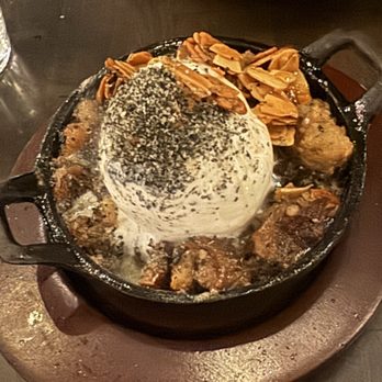 Gurumé - Black Sesame Bread Pudding - Korean Near Me - New York, New York Gurumé - Black Sesame Bread Pudding - Korean Near Me - New York, New York