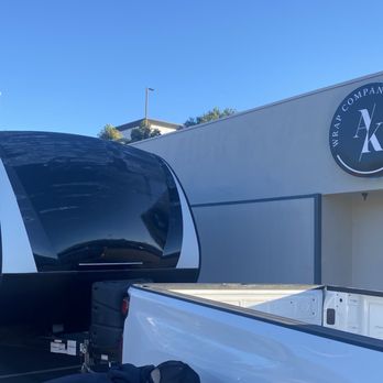 Ak Wrap Company - Before front of trailer was wrapped - Vehicle Wraps Near Me - Norco, California