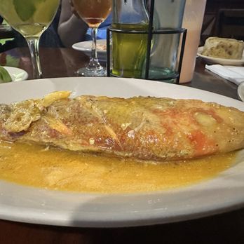 Los Pinos Café - Whole Snapper in garlic sauce - Bars Near Me - San Juan, Puerto Rico