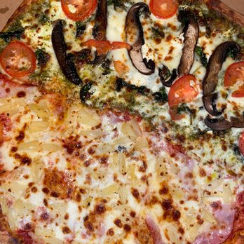 Pink's Pizza - Half and Half Pizza (16'')  Hawaii Five O Pizza (16'')  Deuce Pizza (16'') - Pizza Near Me - Houston, Texas