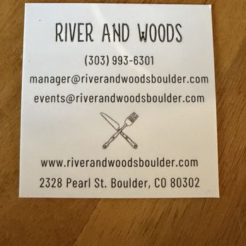 River and Woods - New American Near Me - Boulder, Colorado River and Woods - New American Near Me - Boulder, Colorado