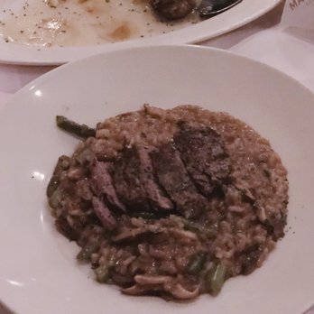 Maggiano's Little Italy - Filet Mignon & Asparagus Risotto $20.95 - Italian Near Me - Hackensack, New Jersey Maggiano's Little Italy - Filet Mignon & Asparagus Risotto $20.95 - Italian Near Me - Hackensack, New Jersey