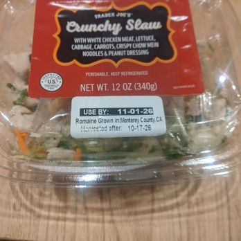 Trader Joe's - Crunchy chicken salad with peanut sauce very yummy - Grocery Near Me - Los Angeles, California Trader Joe's - Crunchy chicken salad with peanut sauce very yummy - Grocery Near Me - Los Angeles, California