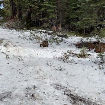 Nyack Snow Park - We found our play area and it even had a little jump! - Sledding Near Me - Emigrant Gap, California