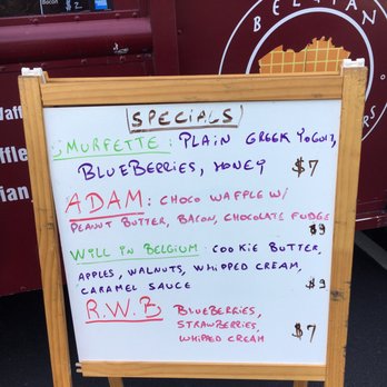 Belgian Waffle Crafters - Menu - Food Trucks Near Me Belgian Waffle Crafters - Menu - Food Trucks Near Me
