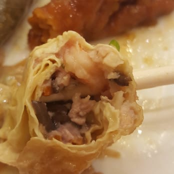 Happy Harbor - Inside of beancurd roll - Dim Sum Near Me - Rowland Heights, California