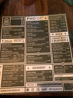 Menu photo 1 PHO - Noodlebar Berlin, BE