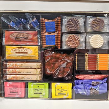 ROYCE Chocolate - The Royce' Collection Brown. My relatives said they finished this in a sitting. - Chocolatiers & Shops Near Me - Bellevue, Washington
