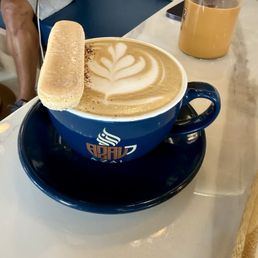 Tiramisu Latte! Amazing taste, beautiful presentation Tiramisu Latte! Amazing taste, beautiful presentation
