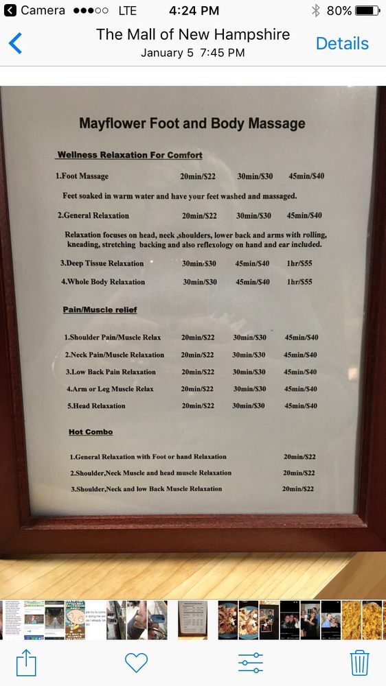 MAYFLOWER MASSAGE Updated August 2024 1500 S Willow St, Manchester, New Hampshire Massage