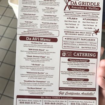 808 Grindz Cafe - Menu - Cafes Near Me - Lahaina, Hawaii