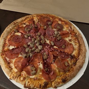 Pizza Deck - Large meat lovers - Pizza Near Me - Yosemite National Park, California Pizza Deck - Large meat lovers - Pizza Near Me - Yosemite National Park, California