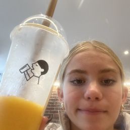 half drank and mixed up mango coconut boom half drank and mixed up mango coconut boom