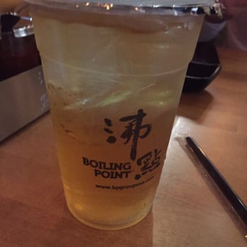 Boiling Point - Free green tea for lunch. Completely necessary - Hot Pot Near Me - Fremont, California