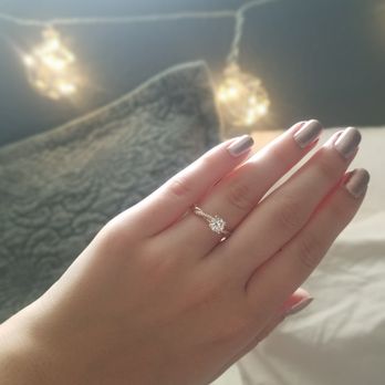 Diamonds Direct - 14k rose gold twisted solitaire; 0.63 center stone. I believe it is a "classique creations" design, but not sure. - Jewelry Near Me - Austin, Texas